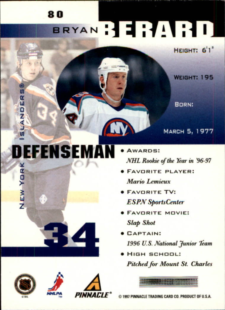 B1892- 1997-98 Pinnacle Inside Hk #s 1-190 +Rookies -You Pick- 15+ FREE US SHIP - Bild 123 von 341