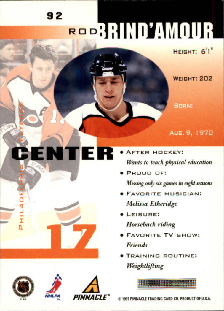 B1892- 1997-98 Pinnacle Inside Hk #s 1-190 +Rookies -You Pick- 15+ FREE US SHIP - Bild 145 von 341