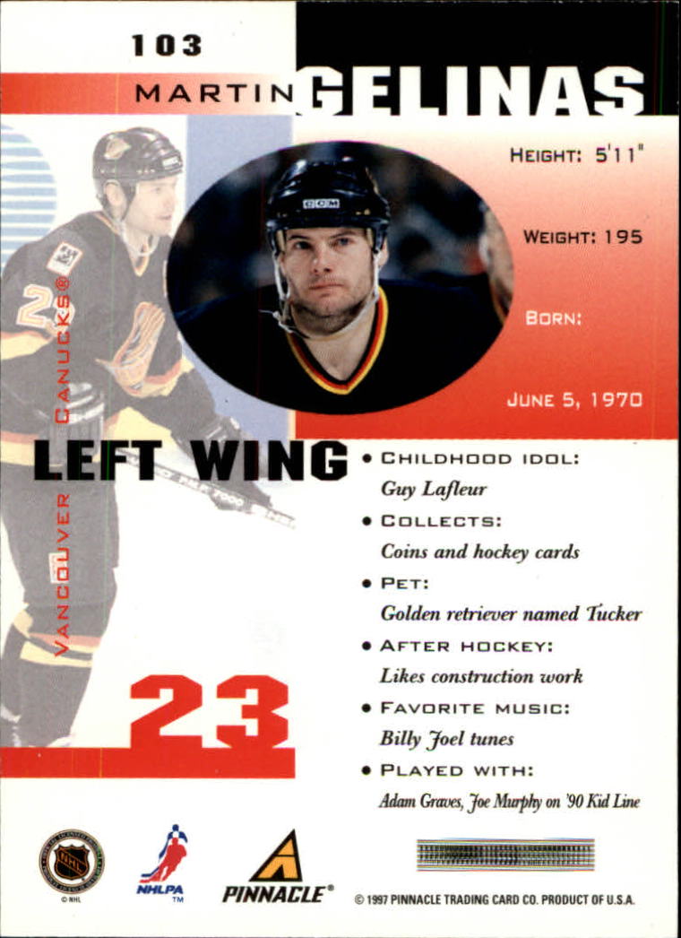 B1892- 1997-98 Pinnacle Inside Hk #s 1-190 +Rookies -You Pick- 15+ FREE US SHIP - Bild 167 von 341