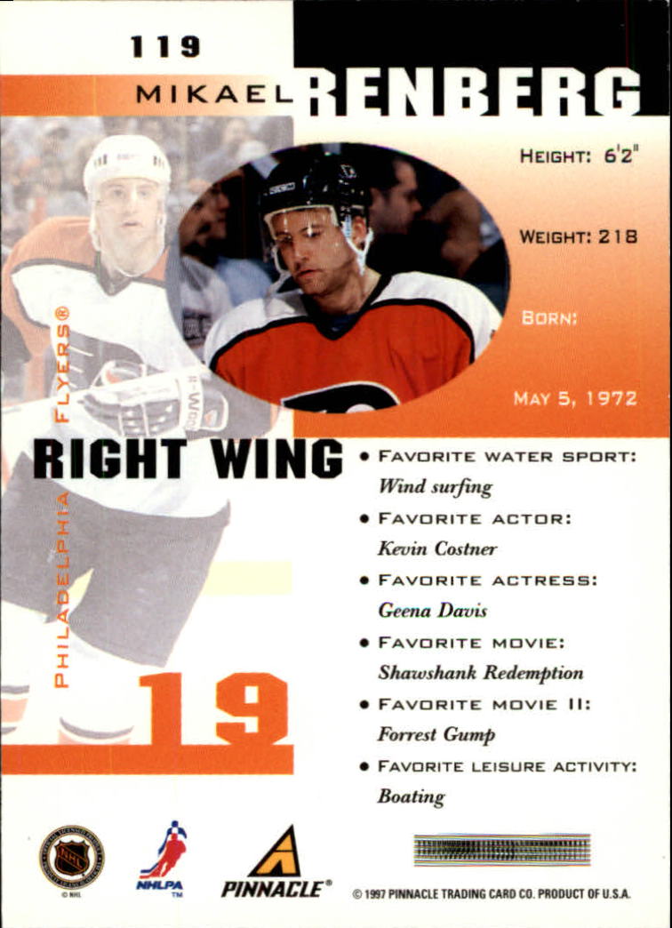 B1892- 1997-98 Pinnacle Inside Hk #s 1-190 +Rookies -You Pick- 15+ FREE US SHIP - Bild 199 von 341