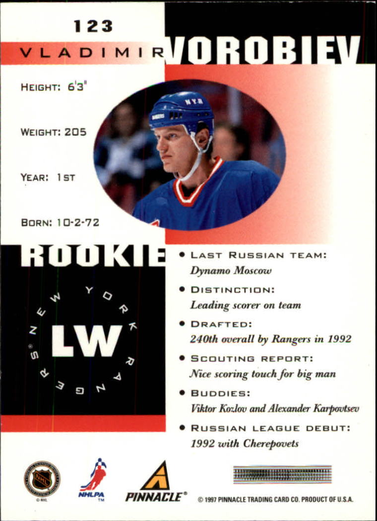 B1892- 1997-98 Pinnacle Inside Hk #s 1-190 +Rookies -You Pick- 15+ FREE US SHIP - Bild 207 von 341