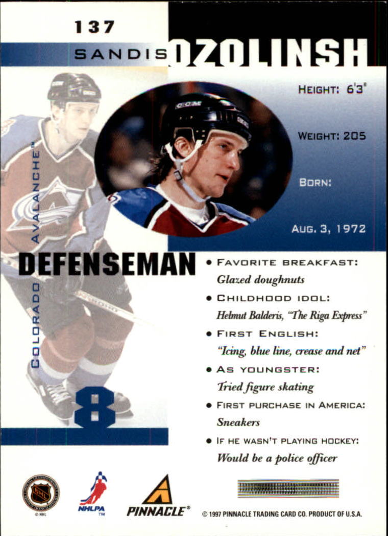 B1892- 1997-98 Pinnacle Inside Hk #s 1-190 +Rookies -You Pick- 15+ FREE US SHIP - Bild 235 von 341
