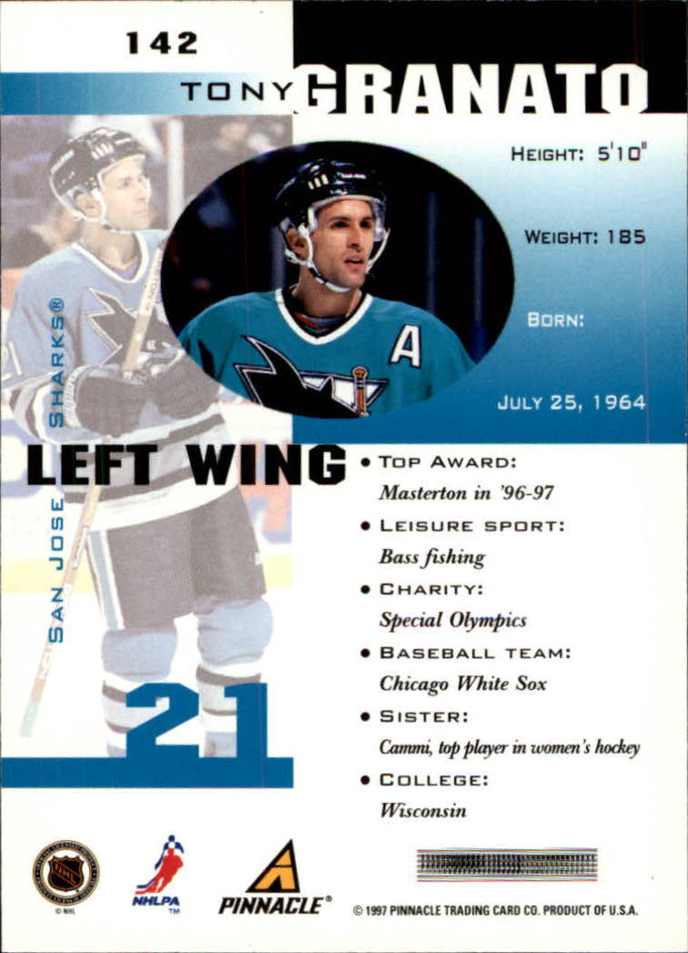 B1892- 1997-98 Pinnacle Inside Hk #s 1-190 +Rookies -You Pick- 15+ FREE US SHIP - Bild 245 von 341