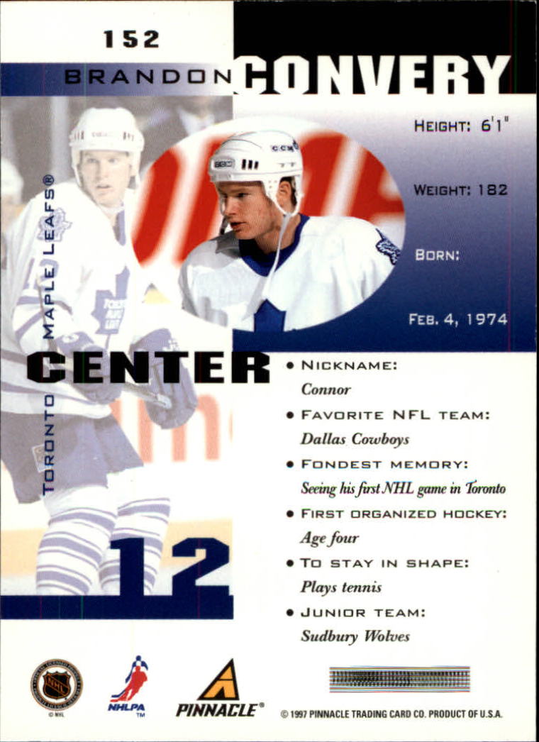 B1892- 1997-98 Pinnacle Inside Hk #s 1-190 +Rookies -You Pick- 15+ FREE US SHIP - Bild 265 von 341