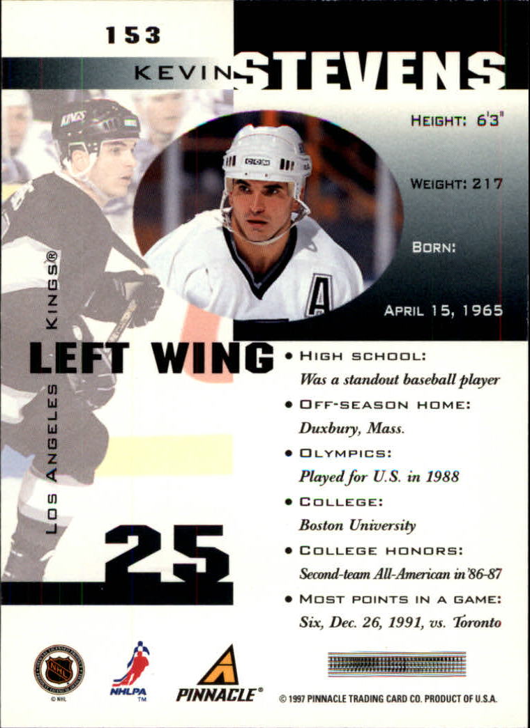B1892- 1997-98 Pinnacle Inside Hk #s 1-190 +Rookies -You Pick- 15+ FREE US SHIP - Bild 267 von 341