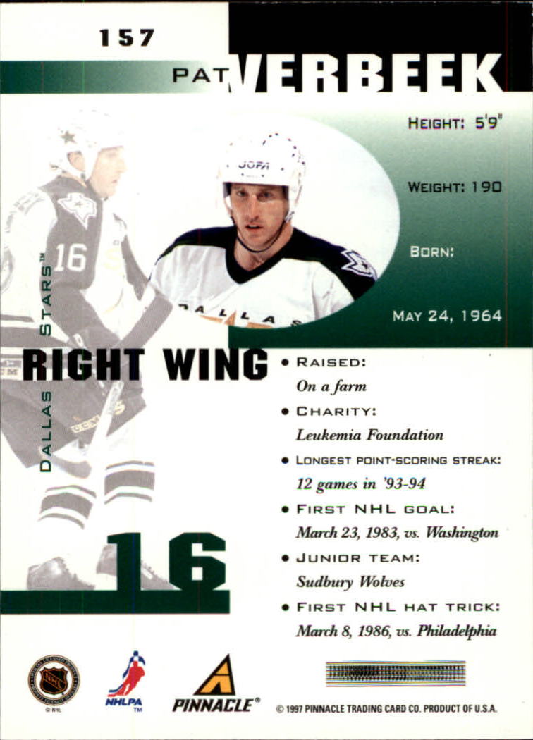 B1892- 1997-98 Pinnacle Inside Hk #s 1-190 +Rookies -You Pick- 15+ FREE US SHIP - Bild 275 von 341