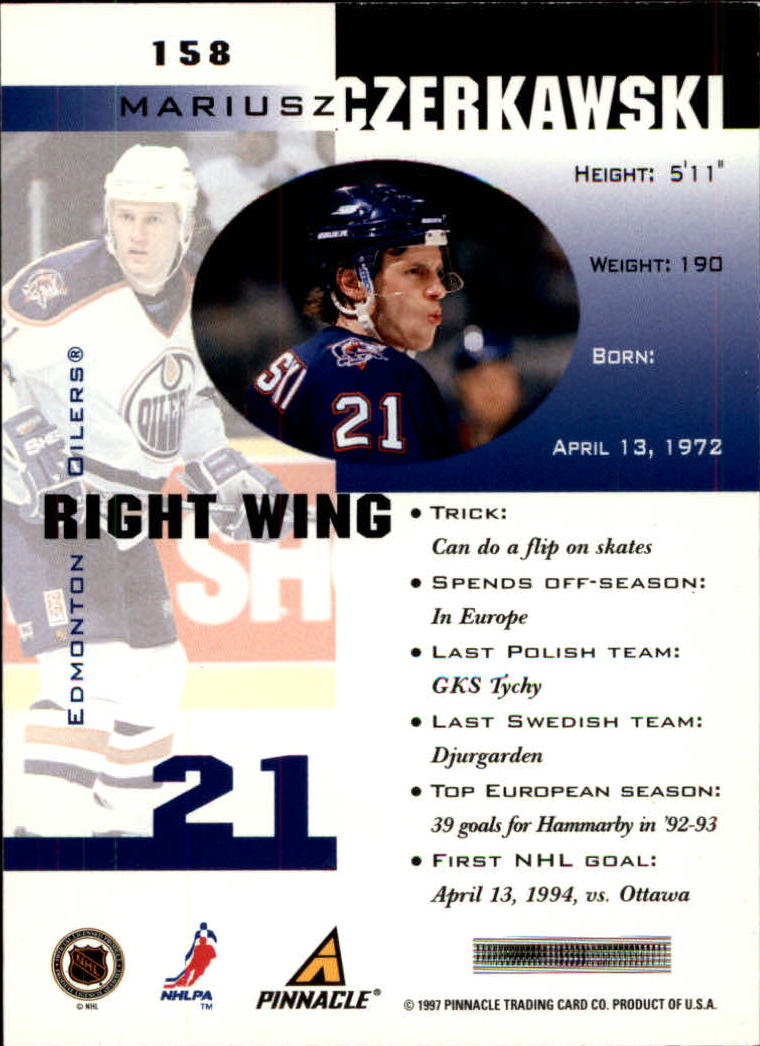 B1892- 1997-98 Pinnacle Inside Hk #s 1-190 +Rookies -You Pick- 15+ FREE US SHIP - Bild 277 von 341