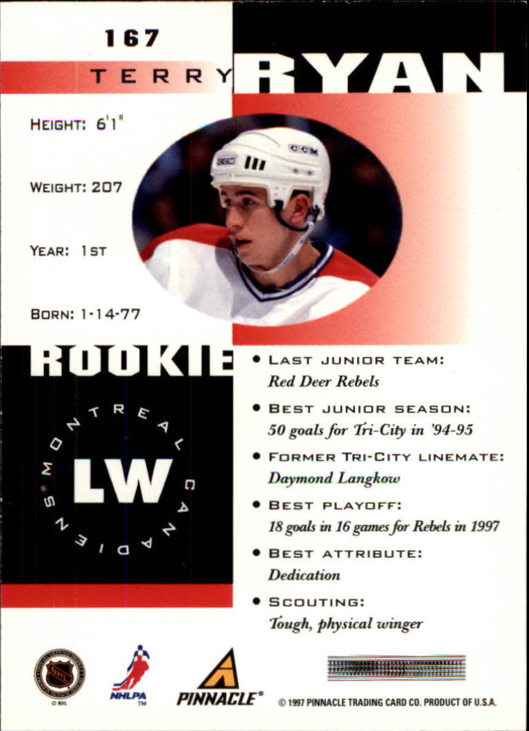 B1892- 1997-98 Pinnacle Inside Hk #s 1-190 +Rookies -You Pick- 15+ FREE US SHIP - Bild 295 von 341