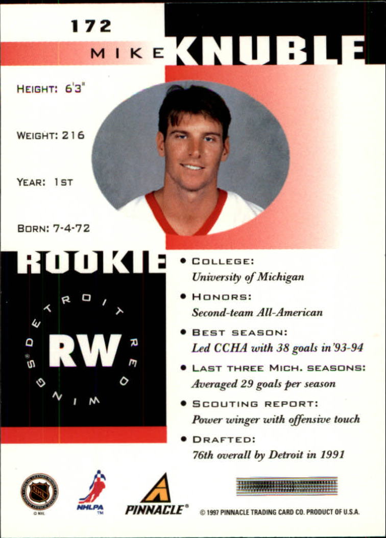 B1892- 1997-98 Pinnacle Inside Hk #s 1-190 +Rookies -You Pick- 15+ FREE US SHIP - Bild 305 von 341