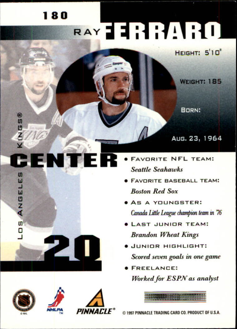 B1892- 1997-98 Pinnacle Inside Hk #s 1-190 +Rookies -You Pick- 15+ FREE US SHIP - Bild 321 von 341
