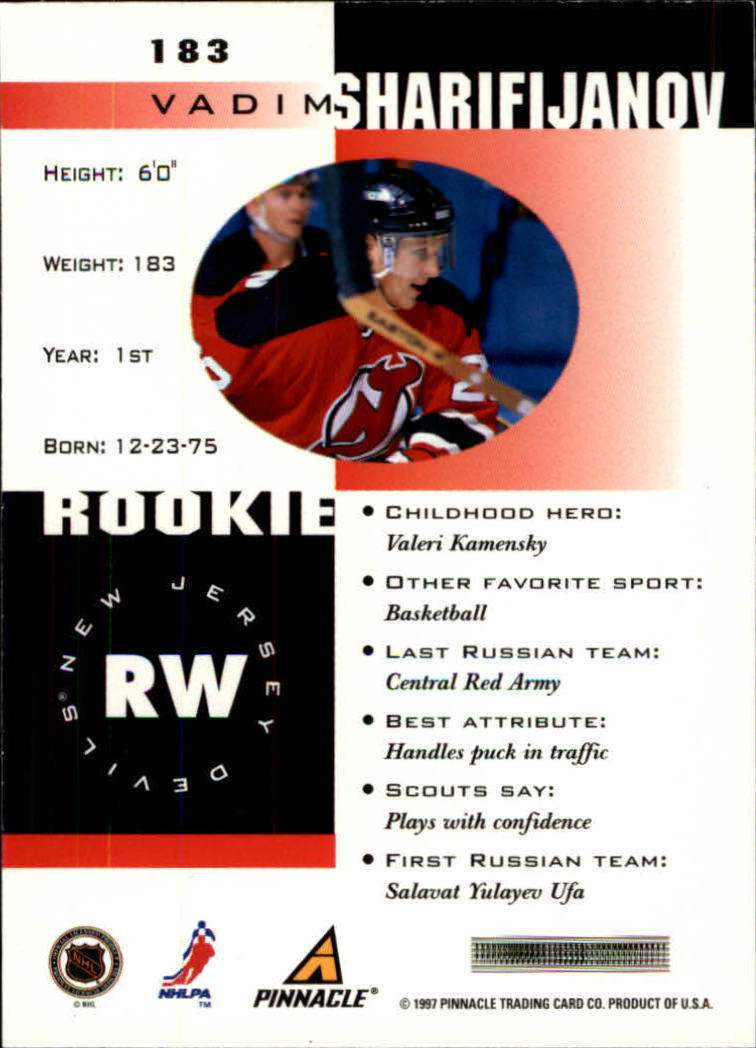 B1892- 1997-98 Pinnacle Inside Hk #s 1-190 +Rookies -You Pick- 15+ FREE US SHIP - Bild 327 von 341