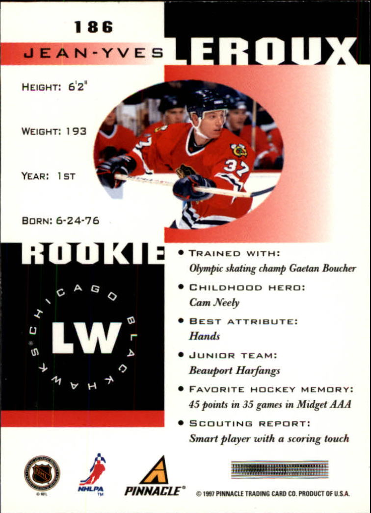 B1892- 1997-98 Pinnacle Inside Hk #s 1-190 +Rookies -You Pick- 15+ FREE US SHIP - Bild 333 von 341