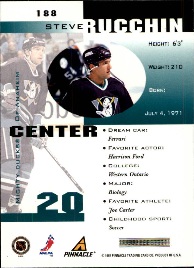 B1892- 1997-98 Pinnacle Inside Hk #s 1-190 +Rookies -You Pick- 15+ FREE US SHIP - Bild 337 von 341