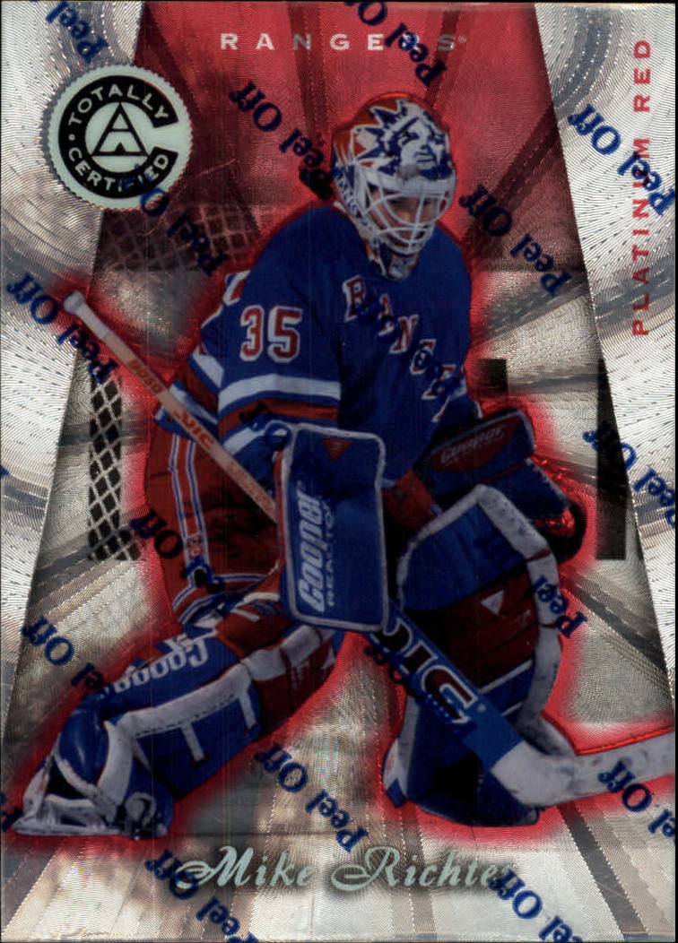 1997-98 Pinnacle Totally Certified Platinum Red #13 Mike Richter