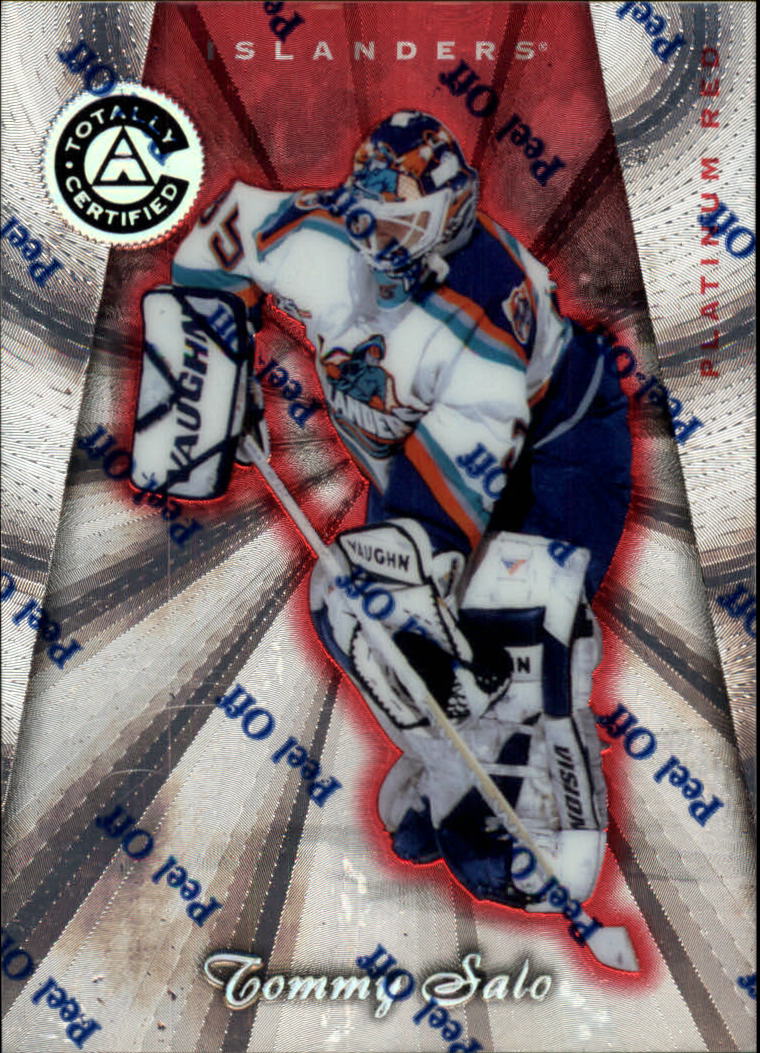 1997-98 Pinnacle Totally Certified Platinum Red #24 Tommy Salo