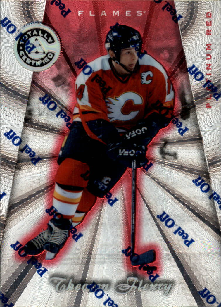 1997-98 Pinnacle Totally Certified Platinum Red #42 Theo Fleury