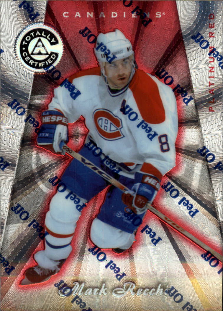 1997-98 Pinnacle Totally Certified Platinum Red #58 Mark Recchi