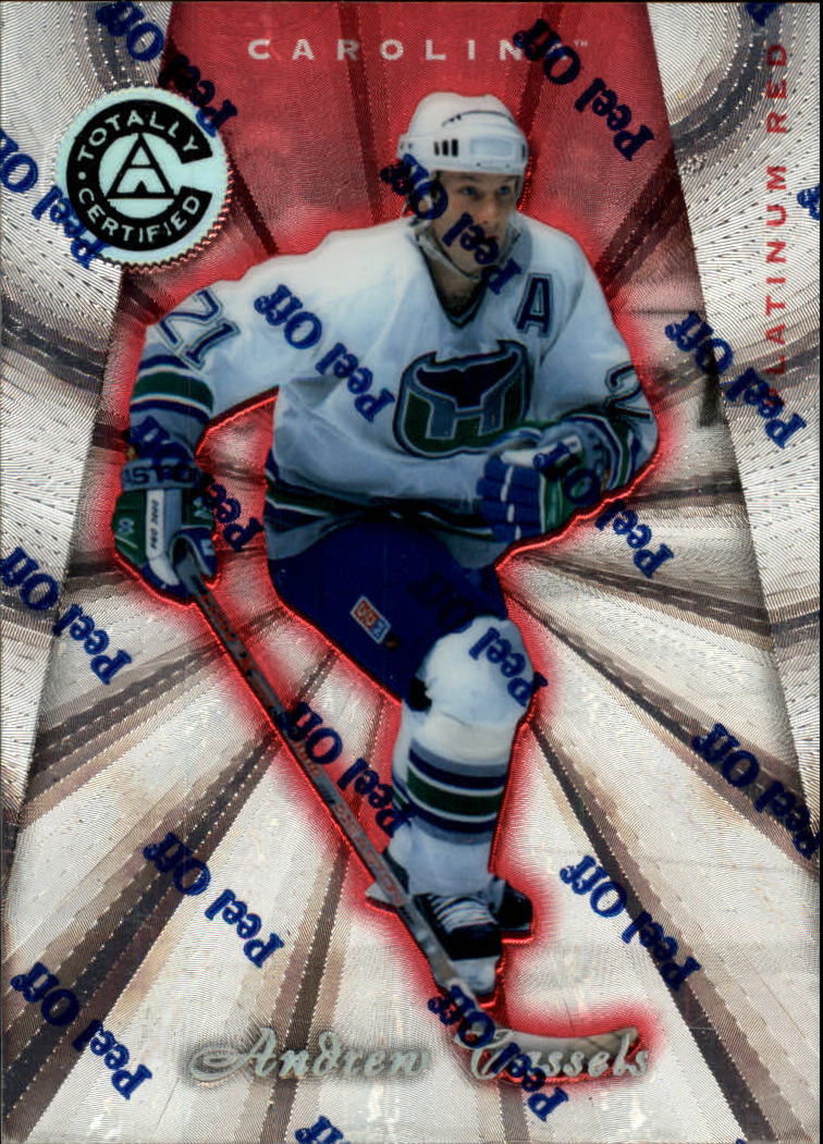 1997-98 Pinnacle Totally Certified Platinum Red #130 Andrew Cassels