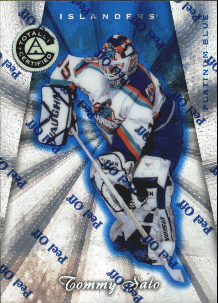1997-98 Pinnacle Totally Certified Platinum Blue #24 Tommy Salo