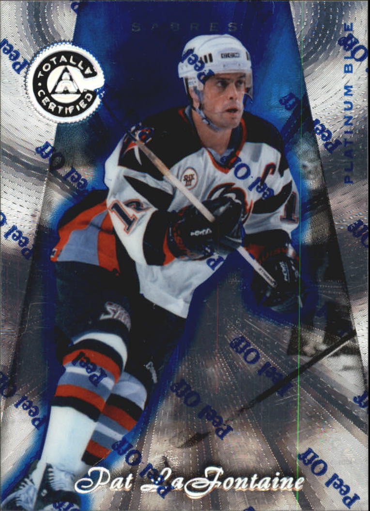 1997-98 Pinnacle Totally Certified Platinum Blue #80 Pat Lafontaine