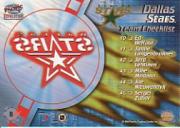 1997-98 Revolution Team Checklist Laser Cuts #8 Mike Modano back image