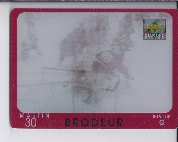 1997-98 Upper Deck Diamond Vision Signature Moves #5 Martin Brodeur