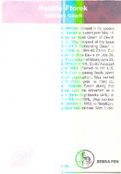 Sports Card Back