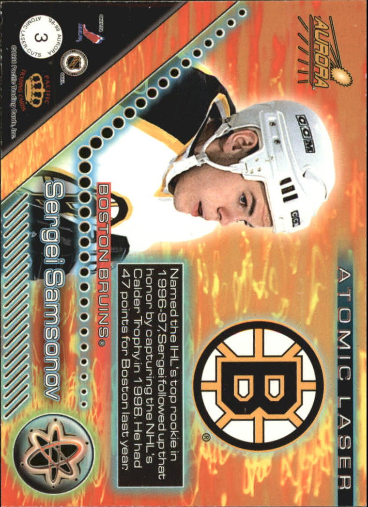 1998-99 Aurora Hockey Atomic Laser Cuts Insert Singles - You Choose - Bild 7 von 36