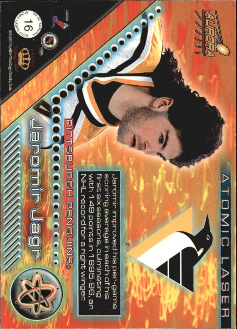 1998-99 Aurora Hockey Atomic Laser Cuts Insert Singles - You Choose - Bild 28 von 36