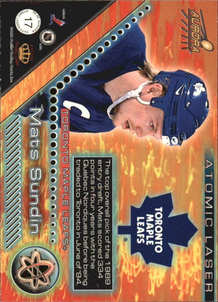 1998-99 Aurora Hockey Atomic Laser Cuts Insert Singles - You Choose - Bild 30 von 36