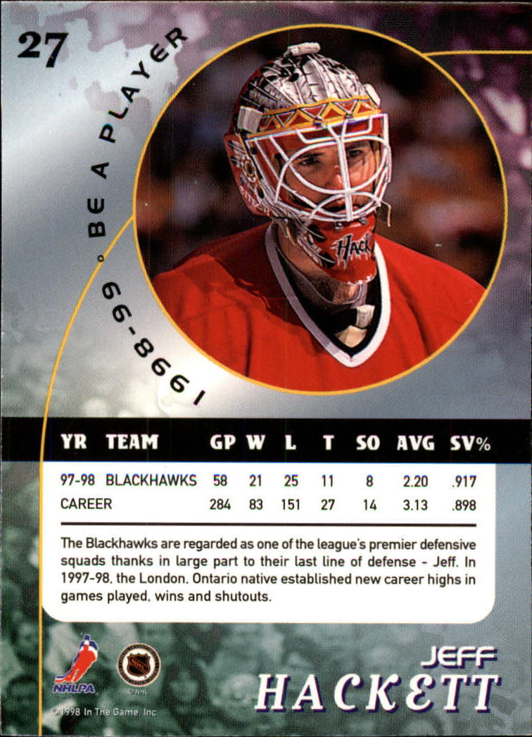 1998-99 In the Game Be A Player - #197 Nicklas Lidstrom