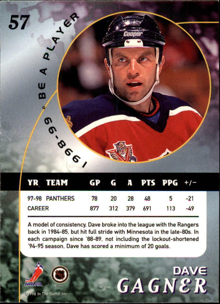 1998-99 In the Game Be A Player - #197 Nicklas Lidstrom