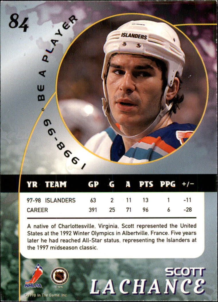 1998-99 In the Game Be A Player - #197 Nicklas Lidstrom