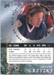 1998-99 Be A Player #90 Wayne Gretzky back image