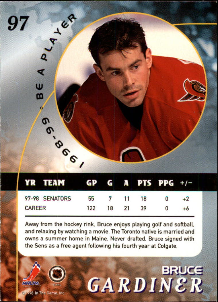 1998-99 In the Game Be A Player - #197 Nicklas Lidstrom