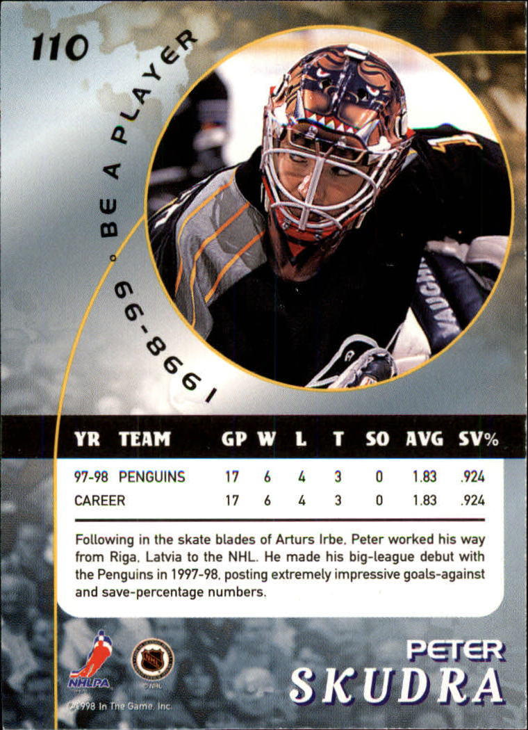 1998-99 In the Game Be A Player - #197 Nicklas Lidstrom