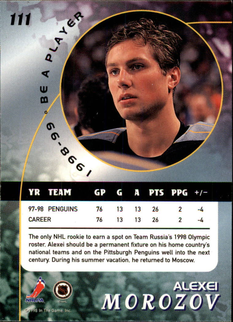 1998-99 In the Game Be A Player - #197 Nicklas Lidstrom