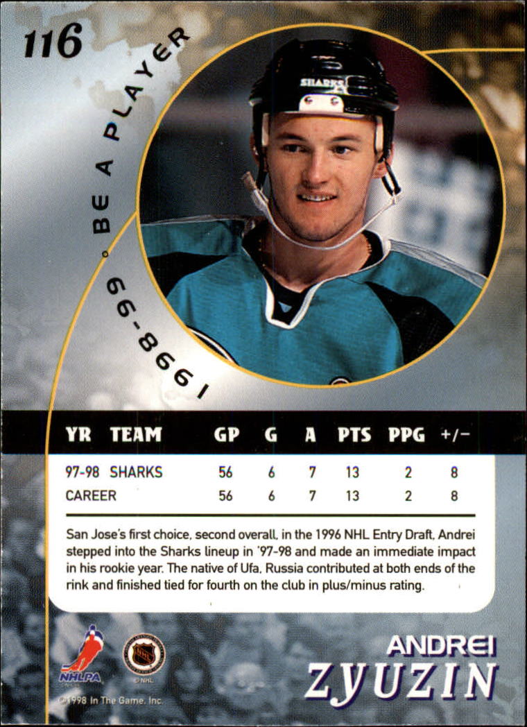 1998-99 In the Game Be A Player - #197 Nicklas Lidstrom