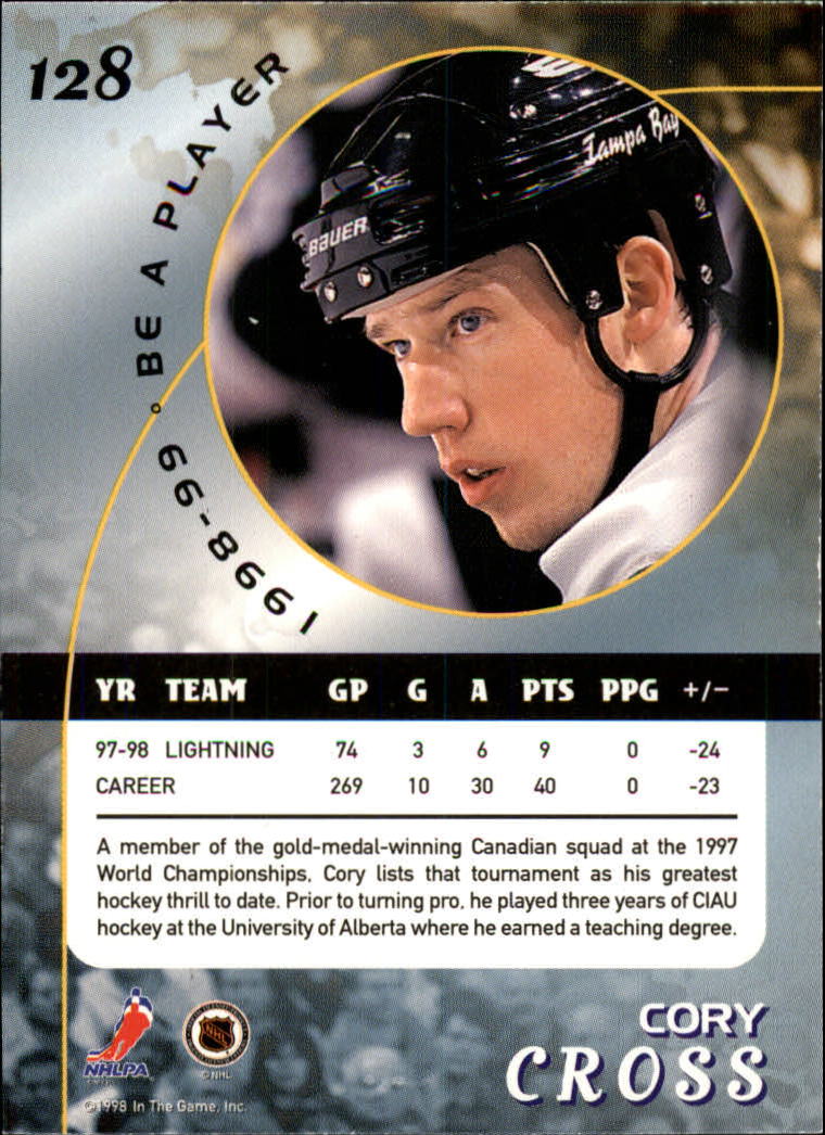 1998-99 In the Game Be A Player - #197 Nicklas Lidstrom