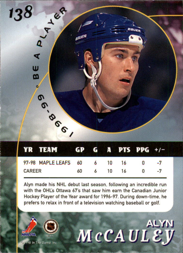 1998-99 In the Game Be A Player - #197 Nicklas Lidstrom