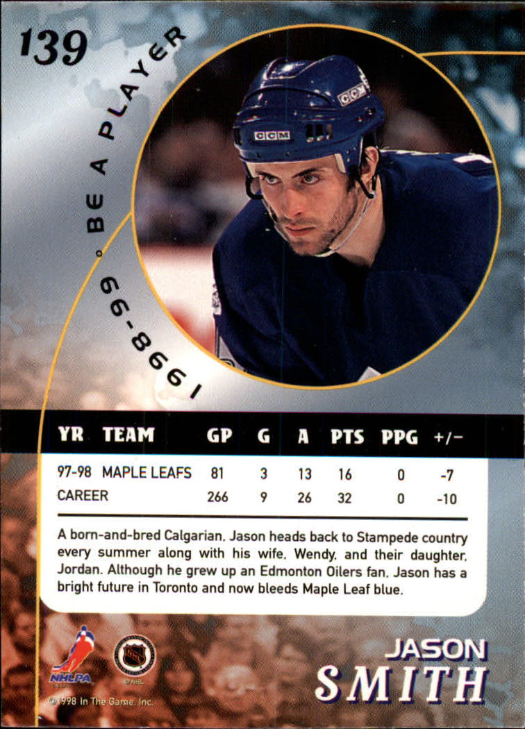 1998-99 In the Game Be A Player - #197 Nicklas Lidstrom