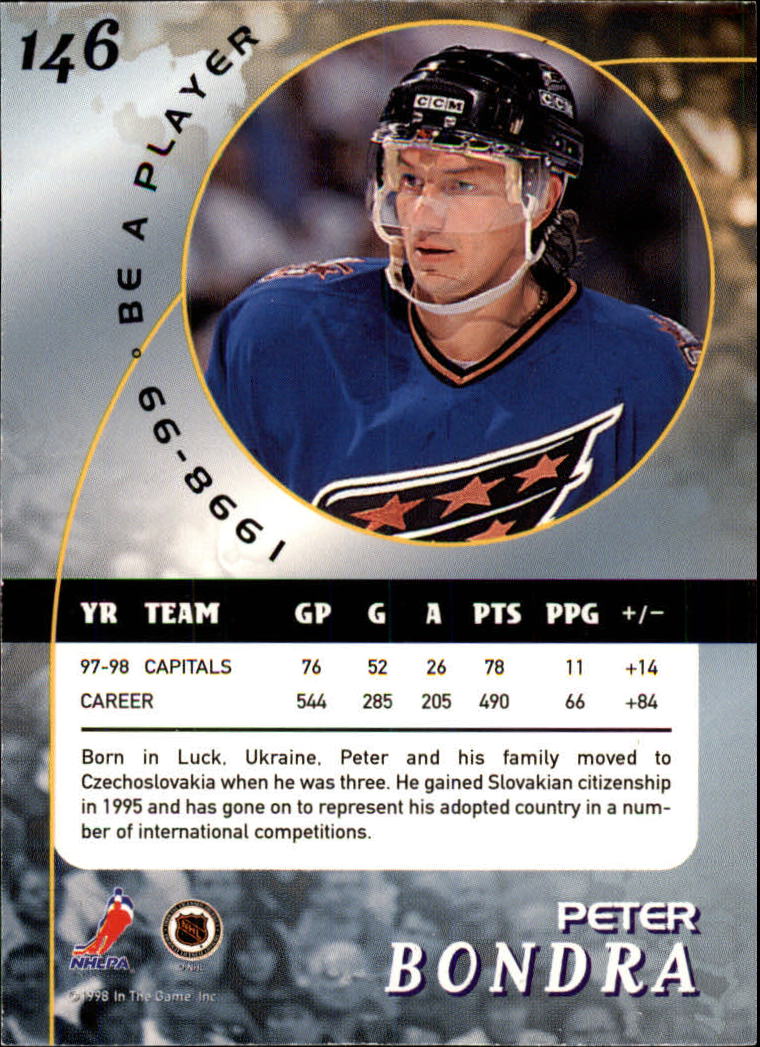 1998-99 In the Game Be A Player - #197 Nicklas Lidstrom