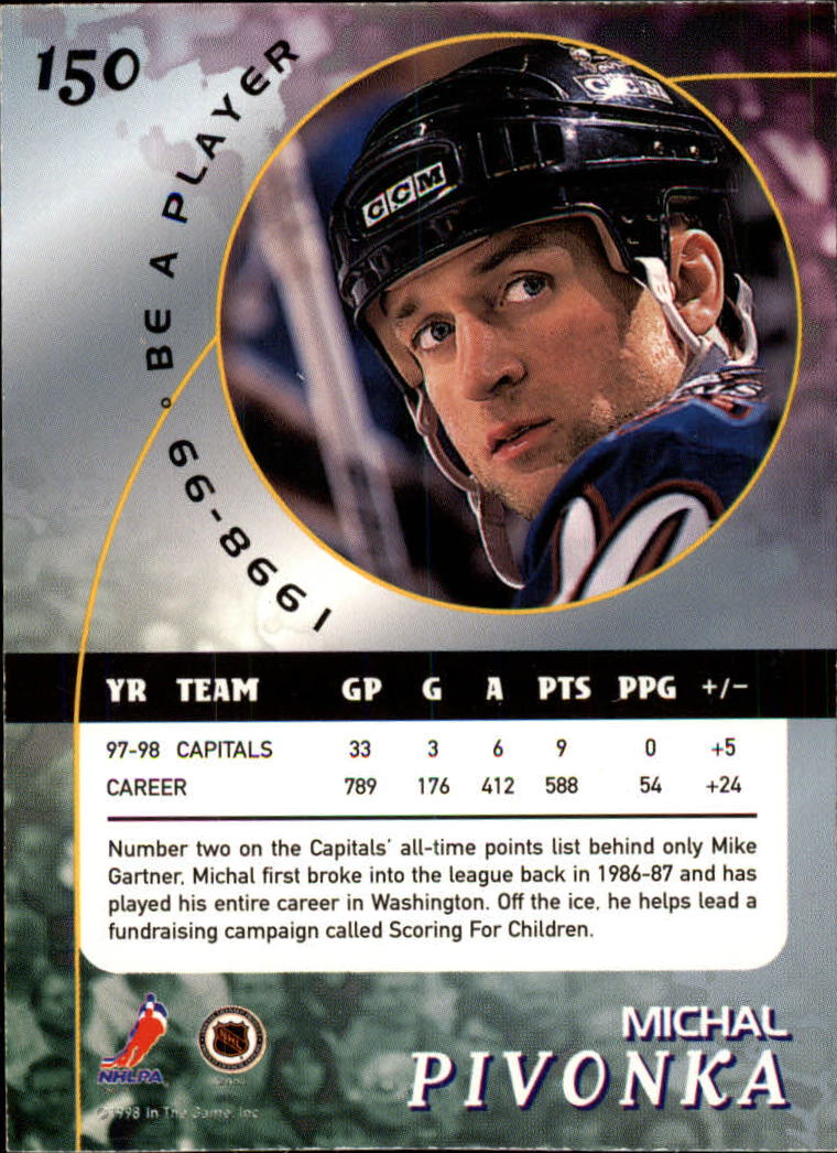 1998-99 In the Game Be A Player - #197 Nicklas Lidstrom