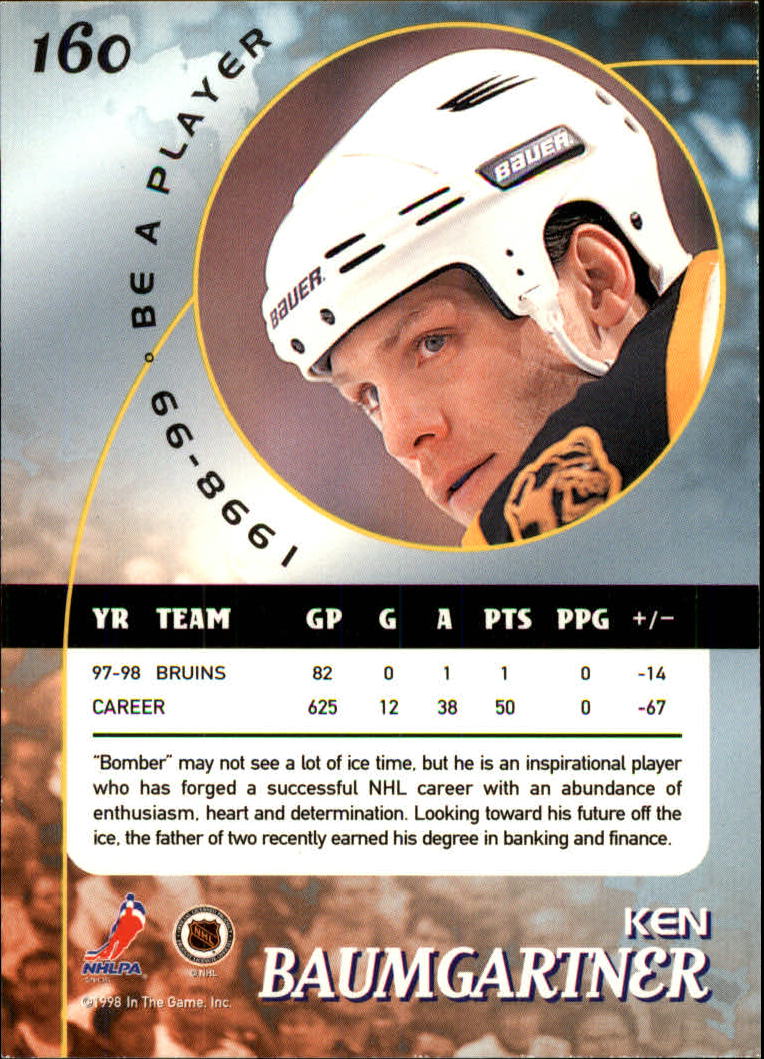 1998-99 In the Game Be A Player - #197 Nicklas Lidstrom