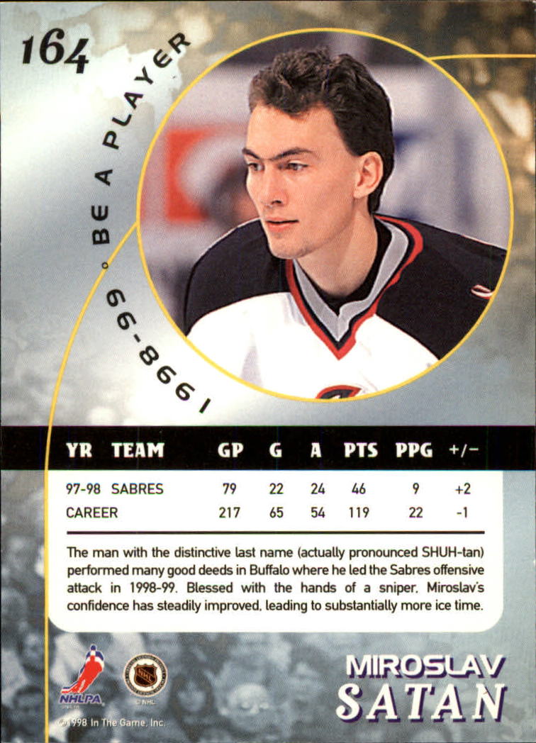 1998-99 In the Game Be A Player - #197 Nicklas Lidstrom