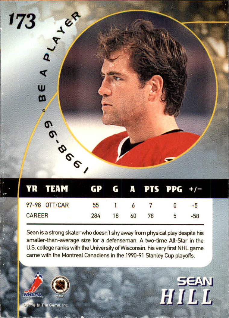 1998-99 In the Game Be A Player - #197 Nicklas Lidstrom