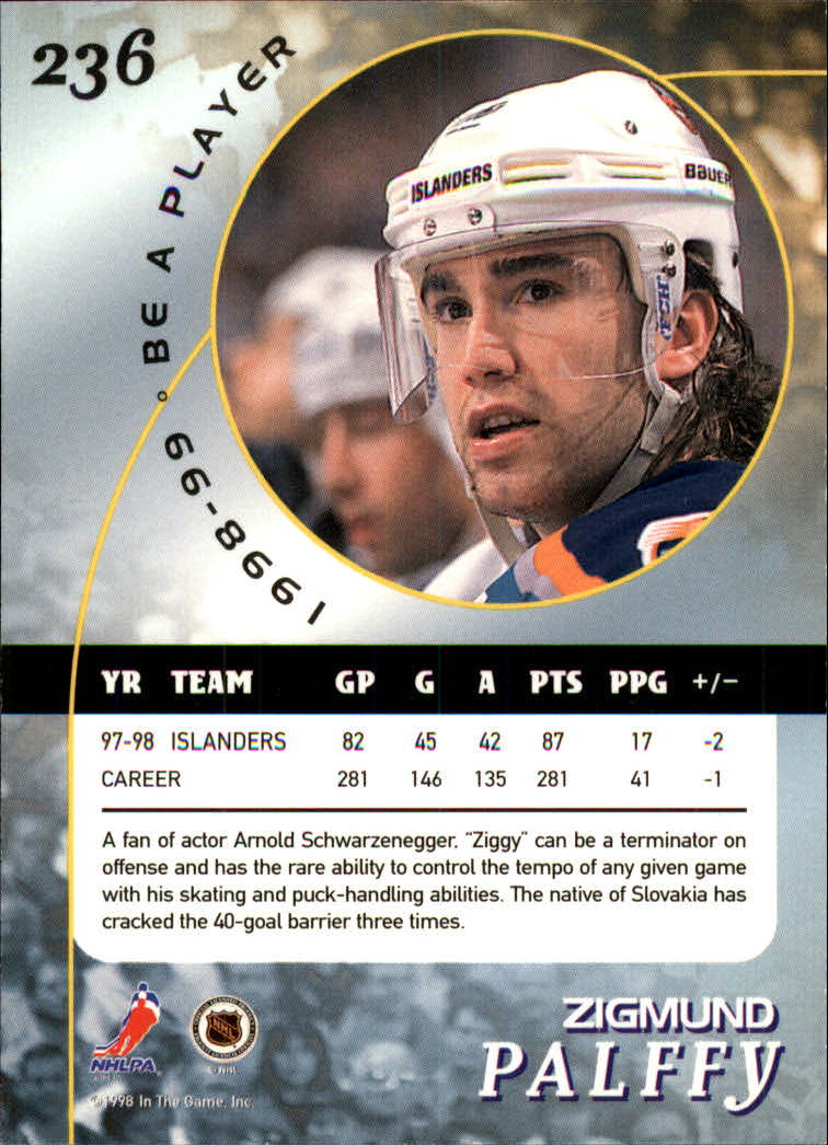 1998-99 In the Game Be A Player - #197 Nicklas Lidstrom