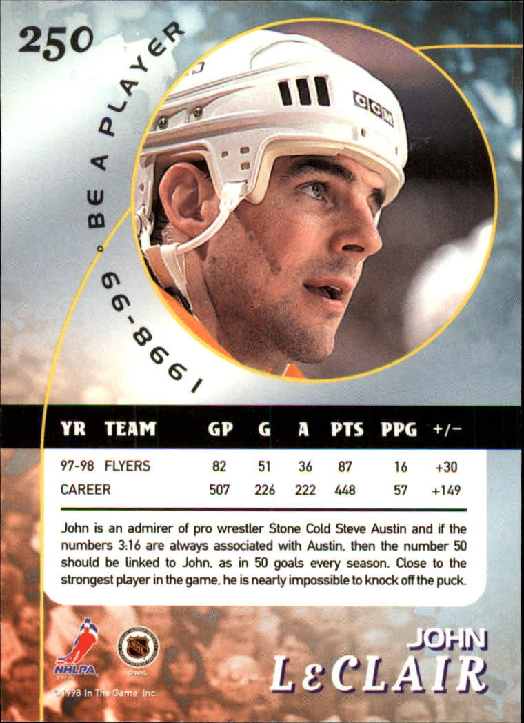 1998-99 In the Game Be A Player - #197 Nicklas Lidstrom