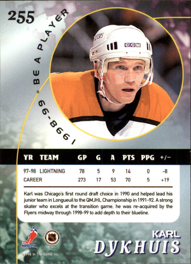 1998-99 In the Game Be A Player - #197 Nicklas Lidstrom