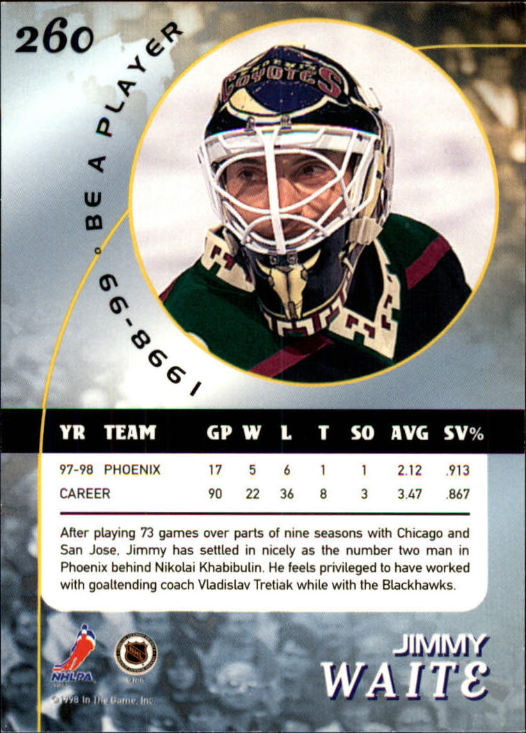 1998-99 In the Game Be A Player - #197 Nicklas Lidstrom